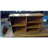 Image 2 : TWO WOODEN SHELVES - 24" X16" X 5" AND 42" X 10" X 31"