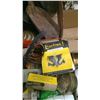 Image 2 : LOT OF ASSORTED ITEMS - LAMP FIXTURE PARTS, SHOTGUN CLEANING ROD, COAL SHOVEL, ETC.