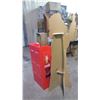 Image 5 : CARDBOARD COKE DISPLAY SHELVES AND CARDBOARD CUTOUT - 62" X 19 AND 19" X 12" X 39.5"