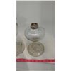 Image 2 : TWO LAMPS WITH NO CHIMNEYS - ONE HAS A CRACK