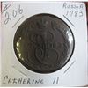 Image 1 : 1783 RUSSIA 5 KOPEKS COIN - Catherine the Great