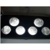 Image 2 : 1980 RUSSIA OLYMPIC COIN SET - SILVER 5 & 10 ROUBLE COINS (3.856 Pure Silver)