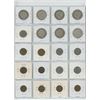 Image 2 : 1939,1940,1941,1942-  SHEET OF ASSORTED COINS PENNY,FIVE CENT,50CENT