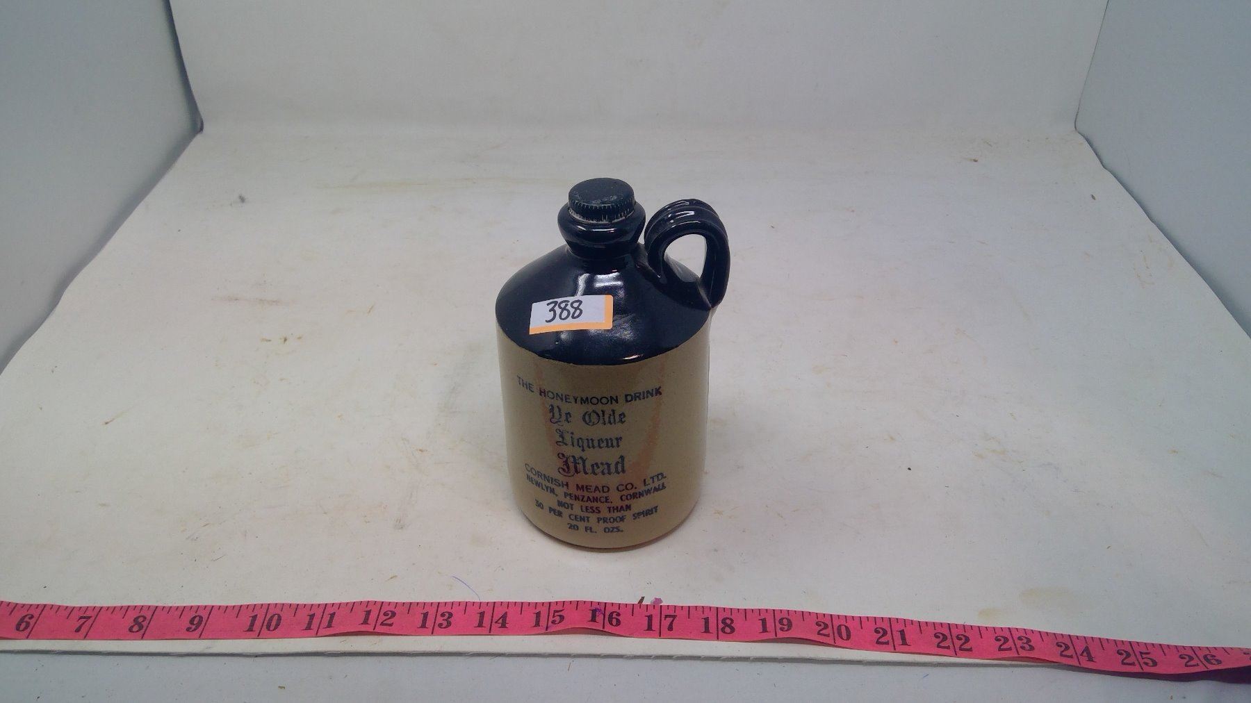 THE HONEYMOON DRINK BY CORNISH MEAD CO. LTD. VINTAGE STONEWARE (CAME