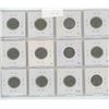 Image 2 : LOT OF 12 NICE GEORGE V NICKEL 5 CENTS (SEE DESC)