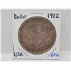 Image 1 : 1922 PEACE SILVER DOLLAR