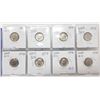 Image 1 : LOT OF 8 US DIMES (1967, 69, 70, 72, 74, 75, 76, 78)