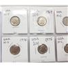 Image 4 : LOT OF 8 US DIMES (1967, 69, 70, 72, 74, 75, 76, 78)