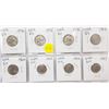 Image 1 : 8 US COINS (3 DIMES, 5 NICKELS)