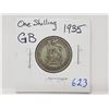 Image 1 : 1935 BRITISH SILVER ONE SHILLING