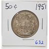 Image 1 : 1951 SILVER 50 CENT COIN