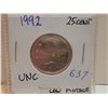Image 2 : TWO LOW MINTAGE 25 CENT COINS (1991 & 1992)