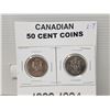 Image 2 : 1968 & 1994 CANADIAN 50 CENTS