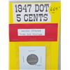 Image 3 : 1947 DOT 5 CENTS
