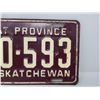 Image 2 : 1954 SASK LICENSE PLATES