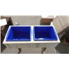 Image 2 : STANDING DOUBLE PLANTER (14" X 32" X 30.5")