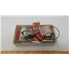 Image 1 : LOT OF COLLECTIBLES (VOLTMETER, BOTTLE OPENER, ASSORTED ADVERTISING MATCH BOOKS)