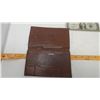 Image 2 : LEATHER WALLET WITH SEVEN AMERICAN $1 BILLS