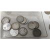 Image 8 : LOT OF SILVER DOLLARS AND QUARTERS