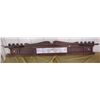 Image 1 : Coat rack board, ornate, walnut