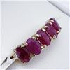 Image 2 : 10K Yellow Gold Natural Ruby(2.6ct) Ring (~Size 6) (~weight 2.09g), Made in Canada, Insurance Value 