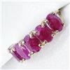 Image 3 : 10K Yellow Gold Natural Ruby(2.6ct) Ring (~Size 6) (~weight 2.09g), Made in Canada, Insurance Value 