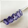 Image 4 : 10K White Gold Tanzanite(2.4ct) Ring (~Size 6) (~weight 1.8g), Made in Canada, Insurance Value $1700
