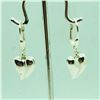 Image 1 : Sterling Silver Heart Shaped Earrings (~weight 2.5g), Suggested Retail Value $40