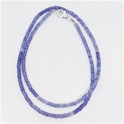 Silver Tanzanite 16 Inch Necklace