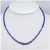 Image 4 : Silver Tanzanite 16 Inch Necklace
