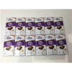 Lot of Cable Car Milk Chocolate Bars (12 x 100g)
