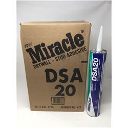 Miracle Drywall- Stud Adhesive DSA20 12 x 1/4Gl