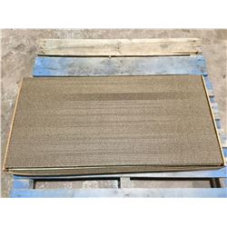 Case of Carpet Tile Overlay (10- 36inch x 18 inch)