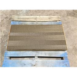 Case of Carpet Tile Overlay (10- 36inch x 18 inch)