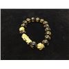 Image 1 : Beaded Bracelet with Golden Dragon