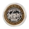 Image 1 : .999 Fine Silver Tropicana Las Vegas, Nevada $10 Limited Edition Gaming Token