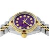 Image 5 : Rolex Ladies Two Tone Purple Diamond & Ruby Datejust Wristwatch