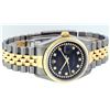 Image 3 : Rolex Mens Two Tone 14K Black VS Diamond 36MM Datejust Wristwatch