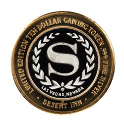 .999 Silver Desert Inn Las Vegas, Nevada $10 Limited Edition Gaming Token