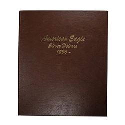 Set of 1986-2019 $1 American Silver Eagle Coins in Dansco Book