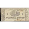 Image 1 : 1864 $1 State of Louisiana Obsolete Note