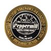 Image 2 : .999 Silver Peppermill Hotel Casino Reno $10 Casino Gaming Token Limited Edition