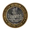 Image 1 : .999 Fine Silver Harrah's Casino Las Vegas, Nevada $10 Limited Edition Gaming Token