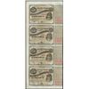 Image 1 : Uncut Sheet of (4) State of Louisiana Baby Bond Obsolete Notes