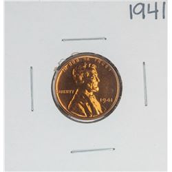 1941 Proof Lincoln Wheat Cent Coin