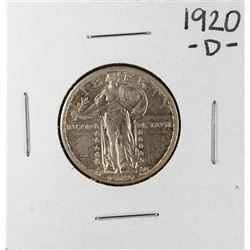 1920-D Standing Liberty Quarter Coin