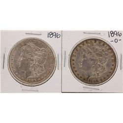 Lot of 1896 & 1896-O $1 Morgan Silver Dollar Coins