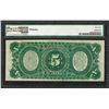 Image 2 : 1869 $5 Rainbow Woodchopper Legal Tender Note Fr.64 PMG Choice Uncirculated 64