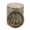 Image 2 : Roll of (20) Assorted Date 1929 and Earlier Walking Liberty Half Dollar Coins