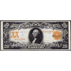 1906 $20 Gold Certificate Note